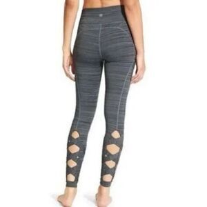 5/$25 ATHLETA Cut Out Chaturanga Tight Grey Leggings